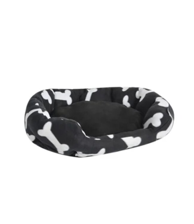 OCTAGONALPET BED BLACK/WHITE