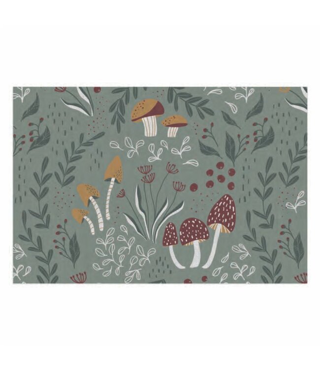 FALL WOVEN PRINTED TEXTELINE PLACEMATS 12X18"