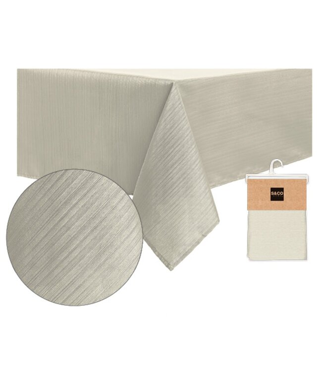 FALL SOLID TEXTURED FABRIC TABLECLOTHS