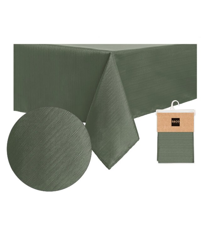 FALL SOLID TEXTURED FABRIC TABLECLOTHS