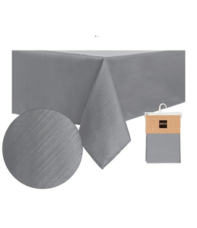 FALL SOLID TEXTURED FABRIC TABLECLOTHS