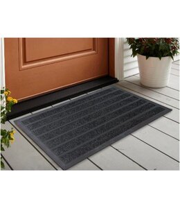 SEATTLE DOOR MAT BLACK 18X30"