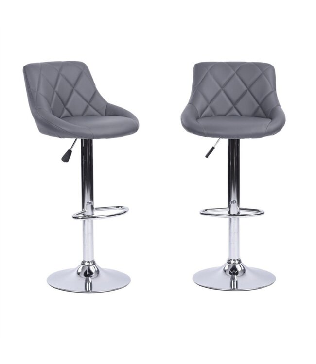 BAR STOOL 21X20X35 - 40" GREY