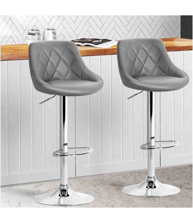 BAR STOOL 21X20X35 - 40" GREY