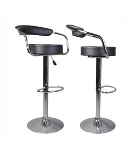 BAR STOOL 20X14X43" BLACK