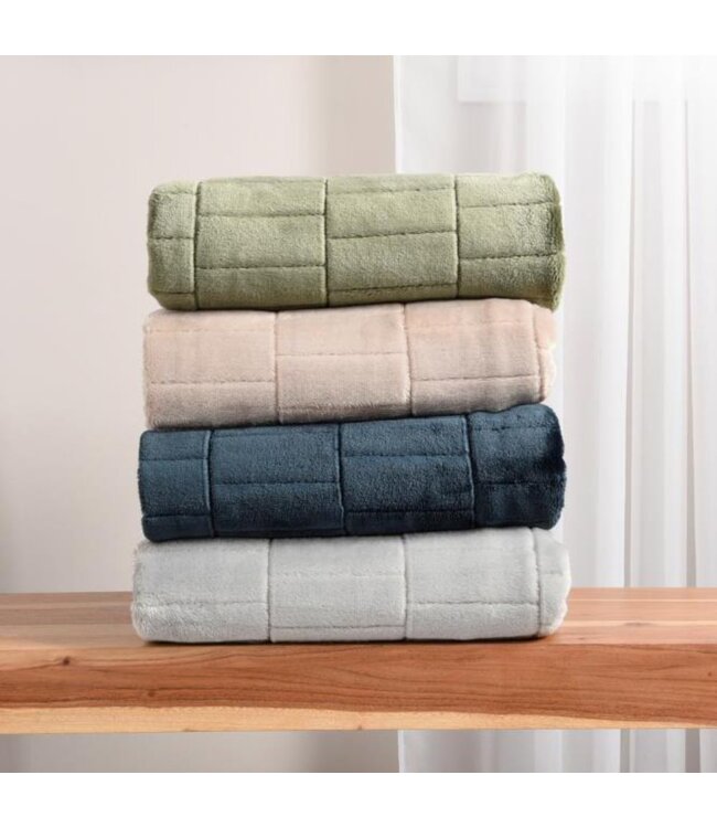 RECYCLED BRICK JACQUARD BLANKET