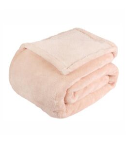 PRINTED SHEARLING BLANKET QUEEN