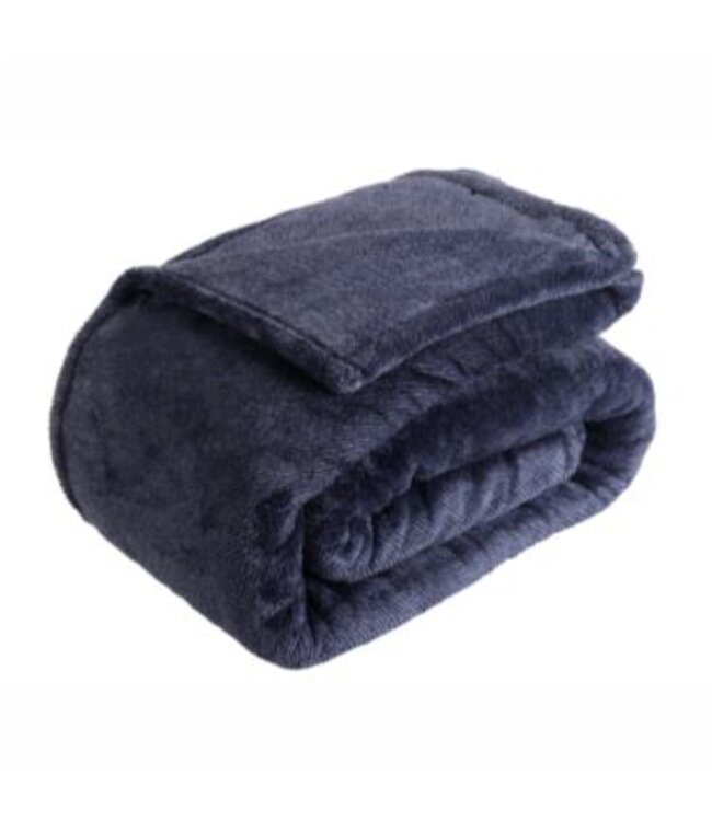PRINTED SHEARLING BLANKET QUEEN