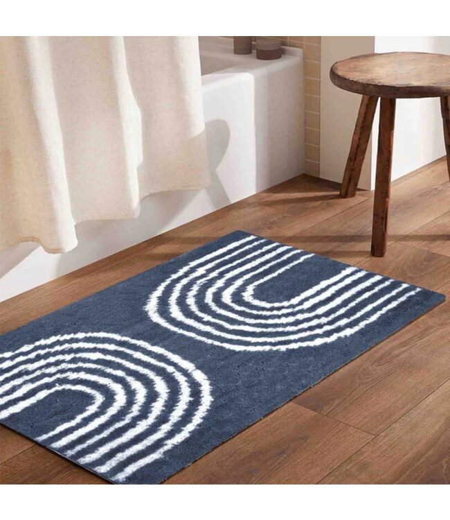 LAUREN TAYLOR SWIRL BATH MAT AST 20X30