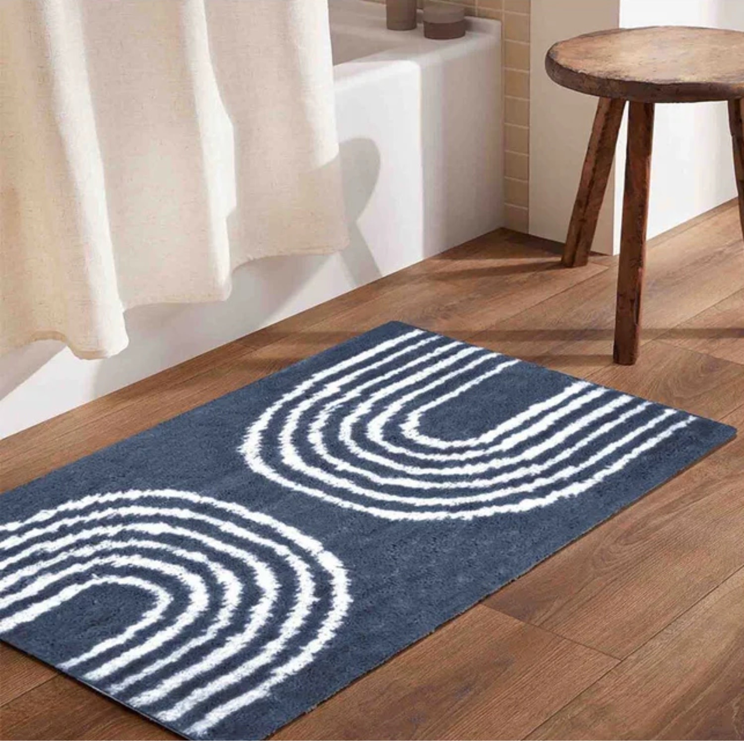 SWIRL BATH MAT AST 20X30 Oxford Mills Home Fashion Factory Outlet and