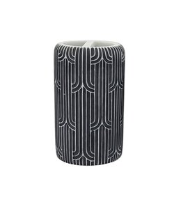 SAINA RESIN TOOTHBRUSH HOLDER BLACK