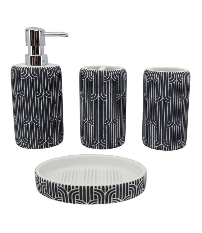 SAINA RESIN LOTION DISPENSER BLACK