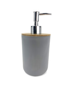 PANDA LOTION DISPENSER GREY/BAMBOO