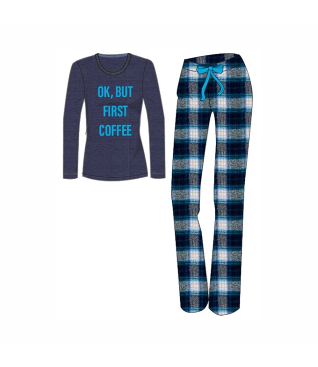 LADIES 2Pc YARN DYE FLANNEL PYJAMAS