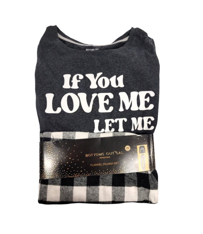 LADIES 2Pc YARN DYE FLANNEL PYJAMAS