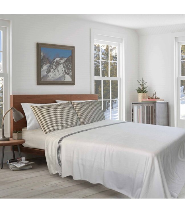 RUSTIC CABIN LANGTON MICROFLEECE SHEET SET