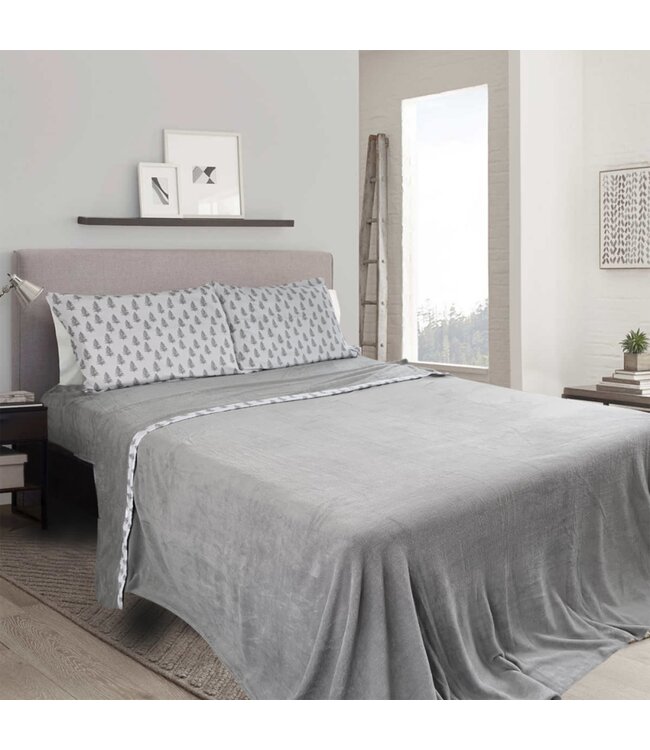 RUSTIC CABIN LANGTON MICROFLEECE SHEET SET