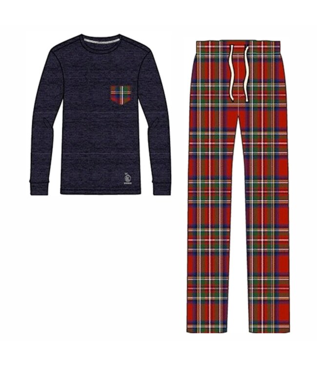 MENS 2Pc YARN DYE FLANNEL PYJAMAS