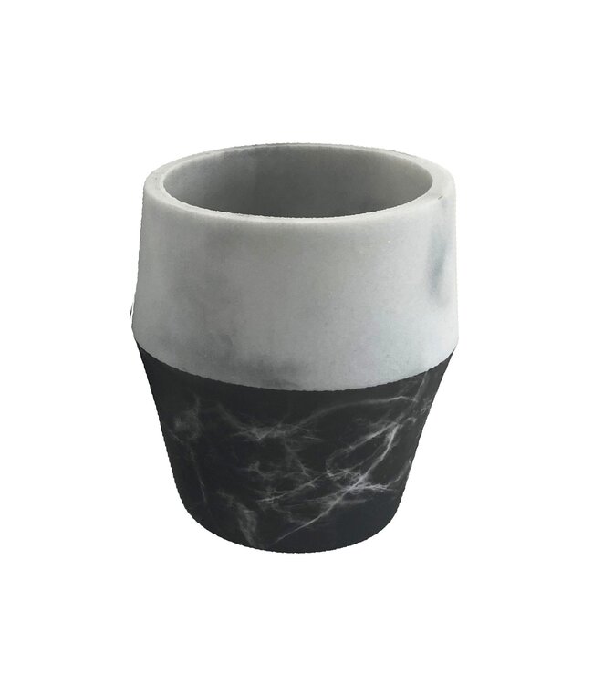 TREHO TOOTHBRUSH HOLDER WHITE/BLACK