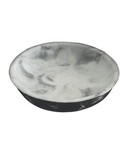 TREHO SOAP DISH WHITE/BLACK