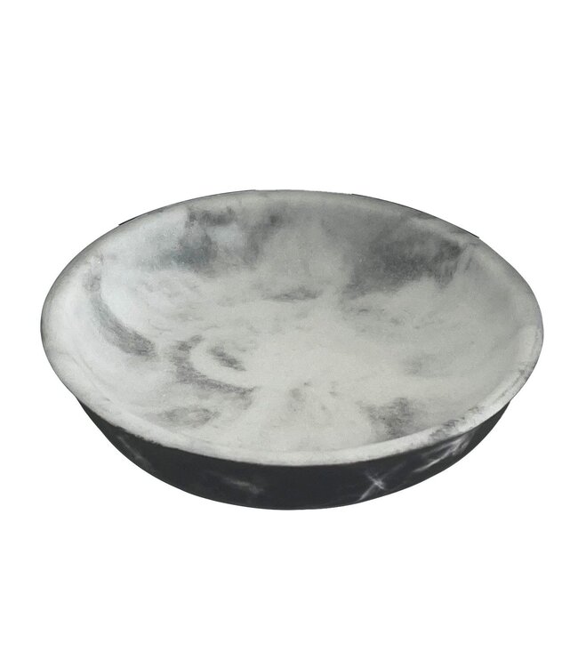 TREHO SOAP DISH WHITE/BLACK