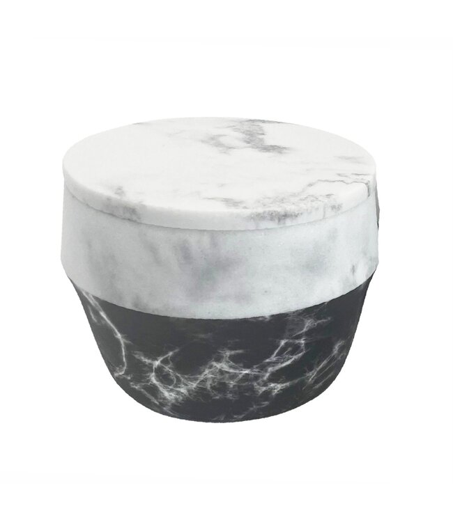 TREHO COTTON JAR WHITE/BLACK