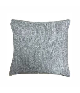 BIANCA CHENILLE JACQUARD CUSHION 20X20" GREY