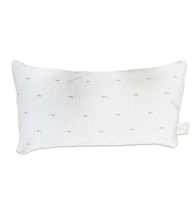 COOLMAX COVER CHOPPED MEMORY FOAM PILLOW WHITE