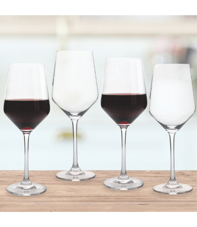 4pK BOLERO XL RED WINE GLASSES 555ML