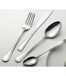 LAUREN TAYLOR 16PC FLORENCE FLATWARE SET STAINLESS STEEL