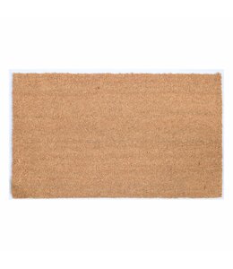 LAUREN TAYLOR NATURAL COIR MAT WITH PVC BACKING 18X30"