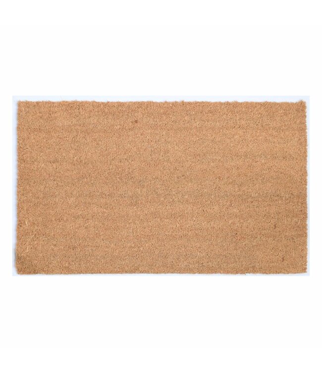 LAUREN TAYLOR NATURAL COIR MAT WITH PVC BACKING 18X30"