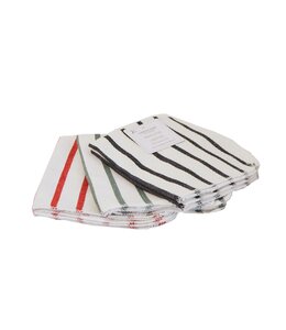 2pk STRIPE DISH CLOTHS AST 14″x 14″
