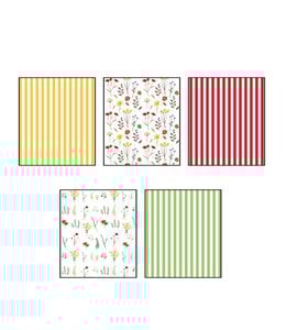 20pk REUSABLE DISH CLOTHS AST 9″x 11″