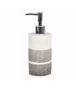 RESIN OMBRE LOTION DISPENSER BLACK/GREY