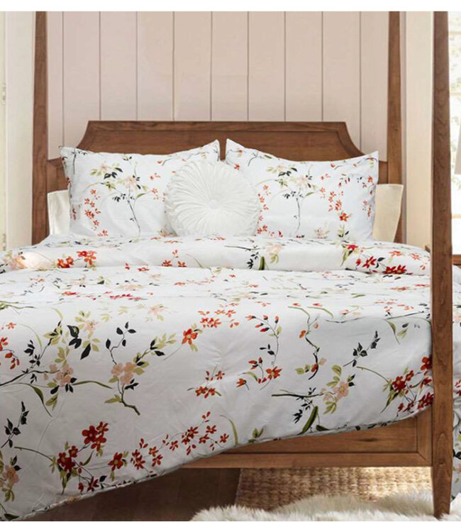 LAUREN TAYLOR BLOSSOM COMFORTER SET MULTI