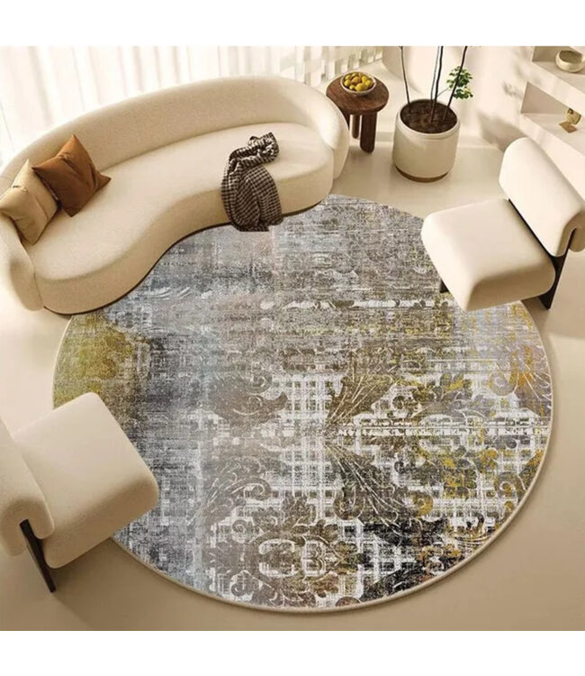 LAUREN TAYLOR TURIN CRYSTAL CARPET ROUND 6' MULTI