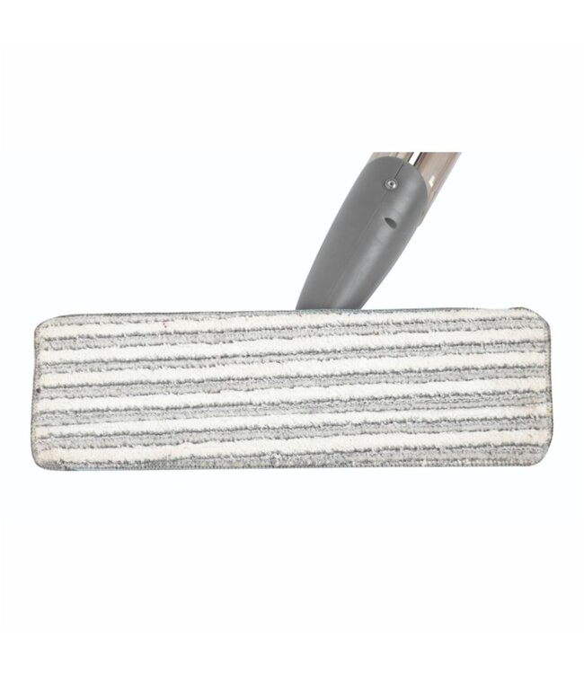 STUDIO 707 MICROFIBER SPRAY MOP GREEN/GREY 17.3"X4"-48.4