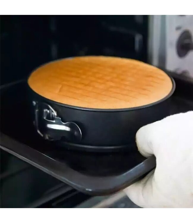 A LA CUISINE NONSTICK SPRINGFORM ROUND PAN BLACK 7.8"