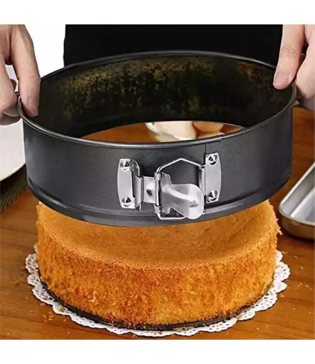 A LA CUISINE NONSTICK SPRINGFORM ROUND PAN BLACK 7.8"