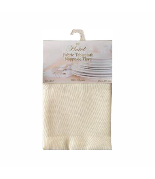 HOTEL LOFT TABLECLOTH CREAM 60"X102"
