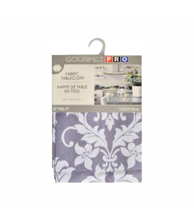 GOURMET PRO FARM COLLECTION TABLECLOTH GREY