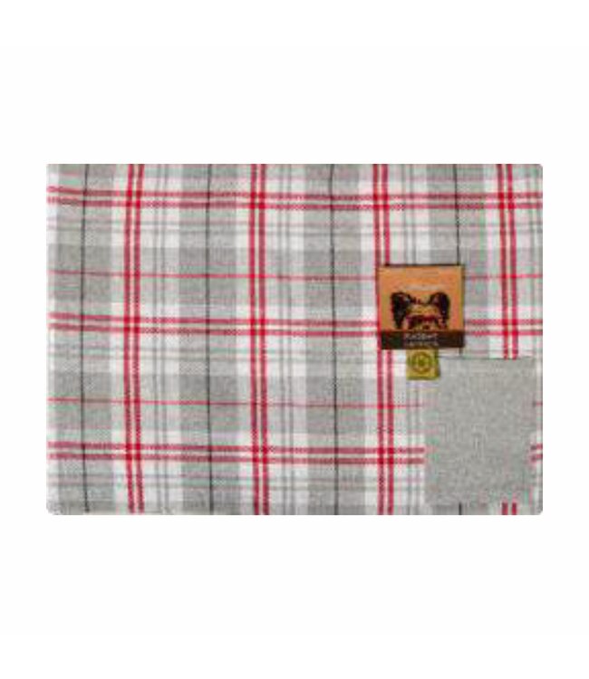 DOG PLACEMAT RED 18"X13"