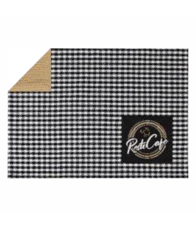 RESTO-CAFÉ PLACEMAT BLACK 18"X13"