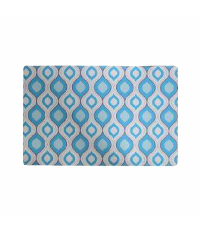 GOURMET PRO NEEDLE POINT COLLECTION PLACEMAT BLUE