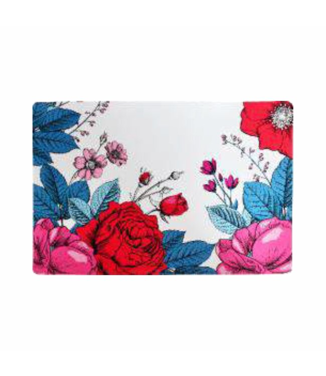 GOURMET PRO FLORAL COLLECTION PLACEMAT TURQUOISE