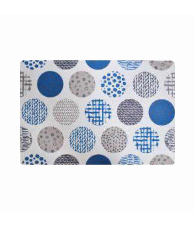 GOURMET PRO POLKA DOTS COLLECTION PLACEMAT BLUE DOTS