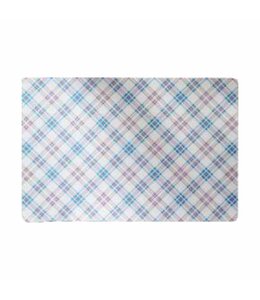 GOURMET PRO PLAID COLLECTION PLACEMAT BLUE