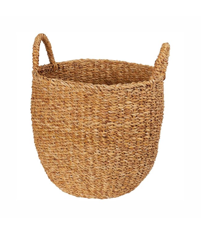 SEAGRASS U-SHAPED BASKET NATURAL 14"