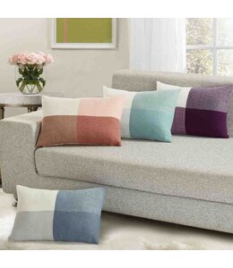 GEMMA PLAID SOFT WOVEN CUSHION AST 13X19"
